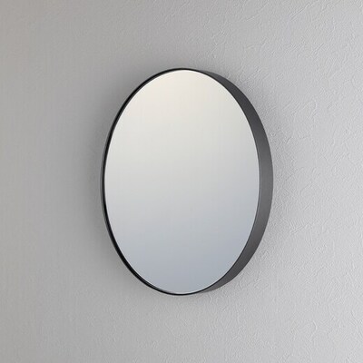 丸型ミラー「Malune mirror マルーンミラー φ350 マットグレー」WA32041