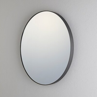 丸型ミラー「Malune mirror マルーンミラー φ500 マットグレー」WA32051
