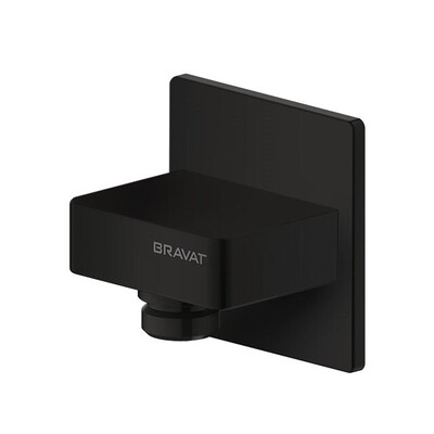 BRAVAT シャワーホースコネクター「P7429BW-1-07」ブラック