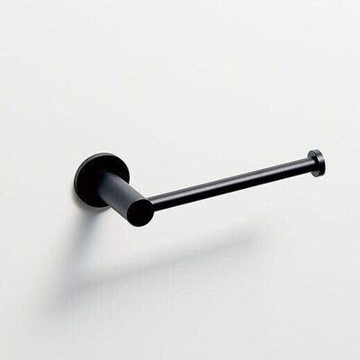 洗面アクセサリー「Tubo トゥーボ ペーパーホルダー ブラック」BA11081