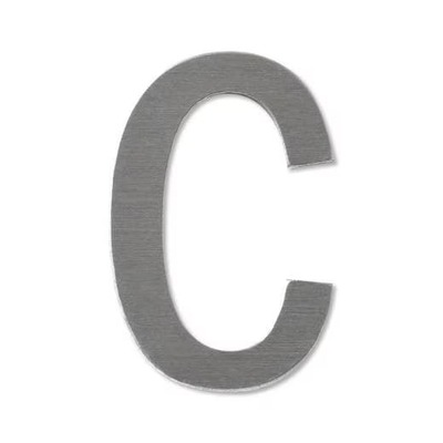 表札・サイン「単品文字 ゴシック体/SUS【C】」EX19005C