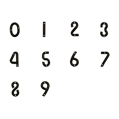 OK-DEPOT「本格ロートアイアン　数字（0-9）」２個セット