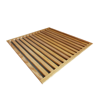 passiv material「木製床ガラリ　点検口」585×590mm　無塗装/自然オイル塗装