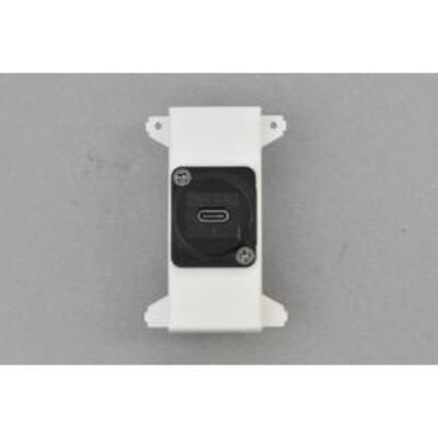 絶縁コンセント取付枠用コンセントモジュール【USB3.1対応】 1口 BTK-PNUSB3C-BK