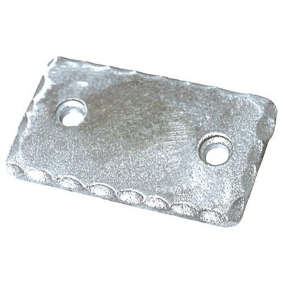 内装用階段まわり鉄製装飾部材【アイアンピューラ／取付金具 48×25×4mm PF503Z】