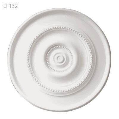 内装用合成樹脂製モールディング材【エレガンスPU製 EF132 メダリオン・天井装飾】φ760mm